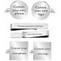 Kooer Personalized Engraved Moon Wolf Cuff Links Tie Bar Set Wedding Cufflinks Jewelry Gift for Men