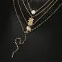 Anglacesmade Bohemia Layered Choker Necklace Palm Tree Necklace Pineapple Necklace Opal Choker Gem Pendants Necklace Summer Jewelry Gold Lariat Y Necklace for Women and Girls Anglacesmade Bohemia Layered Choker Necklace Palm Tree Necklace Pineapple Necklace Opal Choker Gem Pendants Necklace Summer Jewelry Gold Lariat Y Necklace for Women and Girls