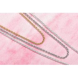 NYC Sterling Unisex Sterling Silver 2mm Diamond Cut Italian Made Rope Chain Necklace