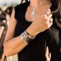 Montana Silversmiths Hopes Feather Bracelet