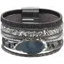 AZORA Leather Cuff Bracelet Multi Rope Wrap Bracelets with Stone Cuffs Bangle for Women Teen Girl AZORA Leather Cuff Bracelet Multi Rope Wrap Bracelets with Stone Cuffs Bangle for Women Teen Girl