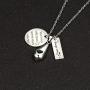 Gredstar Teardrop Urn Necklace with Tag Memorial Ash Jewelry Keepsake Jewelry Locket Pendant Cremation Jewelry for Ashes