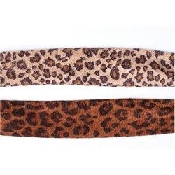 LeopardXL 2-Pack Leopard Print Faux Suede Choker Necklace-30CM
