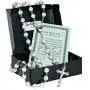 Catholic White Rosary Prayer Beaded Jerusalem Cross Crucifix Christ Jesus Necklace Decor with Holy Soil from Jerusalem for Auto Car for Men Women Religious Jewelry Pendant 20.5'' Catholic White Rosary Prayer Beaded Jerusalem Cross Crucifix Christ Jesus Necklace Decor with Holy Soil from Jerusalem for Auto Car for Men Women Religious Jewelry Pendant 20.5''