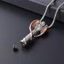 Casa De Novia Jewelry Guardian Angel with Wing Cremation Urn Necklace for Ash Fairy Memorial Keepsake Pendant