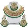 Finekraft Meena Kundan Bridal Wedding Designer Gold Plated Pearls Necklace Jewelry Set Finekraft Meena Kundan Bridal Wedding Designer Gold Plated Pearls Necklace Jewelry Set