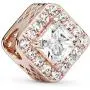 Pandora Jewelry Geometric Radiance Cubic Zirconia Charm in Pandora Rose