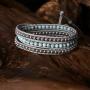YGLINE Dazzling Handmade Leather Wrap Bracelet Collection