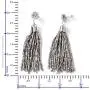 Shop LC Tube Seed Bead Tassel Earrings Braided Statement Bib Necklace Prom Jewelry Sets Mothers Day Gifts for Women 20''