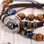 SUNSH Black Lives Matter Bracelets For Women Men BLM Leather Multilayer Adjustable Cuff Bangle Girls Boys Family Friendship Infinity Love Jewelry Gift