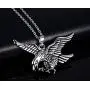 VNOX Stainless Steel Vintage Eagle Pendant Necklace