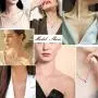 Hipunk Tiny 26 Letter Initial Necklace Women 316L Stainless Steel Small Alphabet A to Z Name Pendant 18k Gold/Black Gun Plated Minimalist Jewelry SP0069