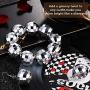 Tatuo 3 Pieces Disco Costume Disco Ball Bracelet Disco Ball Earrings 70s Disco Jewelry