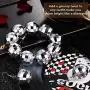 Tatuo 3 Pieces Disco Costume Disco Ball Bracelet Disco Ball Earrings 70s Disco Jewelry