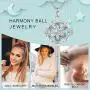 Harmony Ball Pregnancy Bola Necklace, AEONSLOVE Flower Harmony Ball Locket Music Angel Chime Caller Bell 20mm Mexican Bola Wishing Balls Pendant Necklaces Best Jewellery Gift for Pregnancy Mom Baby