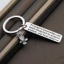 ENSIANTH Owl Keychain Owl Lover Gifts for Student Study Motivational Jewelry Friends Jewelry to Acquire Knowledge Keychain