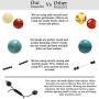 Chakra Bracelets-Natural Semi Precious Gemstones-Also Suitable as Best Friend Couples Distance Bracelets for 2-Essential Oil Diffuser Lava Bracelets-Rock Stone Beads-Healing Protection Energy Stress
