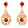 Touchstone Indian Bollywood Rhinestone bridal designer jewelry earrings for women Touchstone Indian Bollywood Rhinestone bridal designer jewelry earrings for women