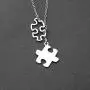Eigso Autism Awareness Necklace Diversity Puzzle Pieces Pendant Jewelry Autism Awareness Stainless Steel Necklace Inspirational Gift for Autistic People Eigso Autism Awareness Necklace Diversity Puzzle Pieces Pendant Jewelry Autism Awareness Stainless Steel Necklace Inspirational Gift for Autistic People