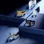 beautlace Two Elephant Adjustable Rings 18K Gold/Silver/Black Gun Plated Cute Double Elephant Animals Open Ring Jewelry for Women and Men KR0033