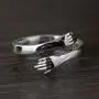 LOVECOM Hug Ring,925 Sterling Silver Hug Rings for Women Girls Silver Hugging Hands Open Promise Ring Jewelry Hug Hands Mens Rings Couples Wedding Bands LOVECOM Hug Ring,925 Sterling Silver Hug Rings for Women Girls Silver Hugging Hands Open Promise Ring Jewelry Hug Hands Mens Rings Couples Wedding Bands