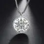 VASSAGO Hebrew Esoteric Tetragrammaton Name of God YHWH Pentagram Stainless Steel Pendant Necklace Keychain Jewelry Set VASSAGO Hebrew Esoteric Tetragrammaton Name of God YHWH Pentagram Stainless Steel Pendant Necklace Keychain Jewelry Set