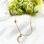 Dainty Moon Necklace Star Chain Gold or Silver Necklaces Crescent Moon Pendant Necklace Choker Necklace Minimalist Boho Jewelry for Women Girl Mother Gift
