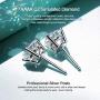 18K Gold Plated 925 Sterling Silver Stud Earrings Simulated Diamond Round CZ Ear Studs
