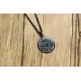 XUANPAI Goetia Seventh Pentacle of Mars Solomon Kabbalah Amulet Pendant Powerful Talisman Necklace for Men Women,Silver