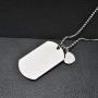 NOVLOVE Inspirational Birthday Gift to My Son from Mom Always Remember You are Braver Stainless Steel Dog Tag Necklace Pendant