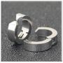 Xusamss Punk Jewelry No Piercing Stainless Steel Circle Huggie Earrings Magnet Clip On Earrings