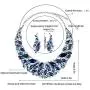 Hamer Bridal Link Prom Costume Jewelry Crystal Choker Pendant Bib Statement Chain Charm Necklace and Earrings Wedding Jewelry Sets for Brides Hamer Bridal Link Prom Costume Jewelry Crystal Choker Pendant Bib Statement Chain Charm Necklace and Earrings Wedding Jewelry Sets for Brides
