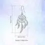 INFUSEU Sterling Silver Lotus Flower Dream Catcher Dangle Earrings for Women Charms Drop Earring INFUSEU Sterling Silver Lotus Flower Dream Catcher Dangle Earrings for Women Charms Drop Earring