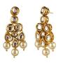 Efulgenz Indian Bollywood Premium Kundan Faux Pearl Bridal Wedding Choker Necklace Earrings Jewelry Set