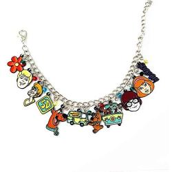 Family Babylon Scoob Doo Mystery Van Charm Bracelet Gifts for Girl Woman Men