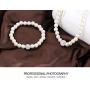 Danbihuabi Silver Plated Jewelry Sets White Faux Pearl, No Color, Size No Size