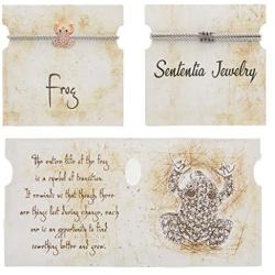 Sententia Jewelry Handmade & Adjustable Frog Bracelet