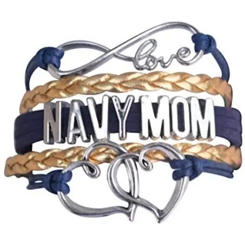 Navy Mom Jewelry, Navy Mom Bracelet, Proud Navy Mom Charm Bracelet - Makes Perfect Mom Gifts Navy Mom Jewelry, Navy Mom Bracelet, Proud Navy Mom Charm Bracelet - Makes Perfect Mom Gifts