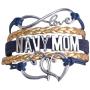 Navy Mom Jewelry, Navy Mom Bracelet, Proud Navy Mom Charm Bracelet - Makes Perfect Mom Gifts