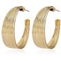 Fld Bib Choker Statement Multiple Strands Necklaces Women Cuff Open Hoop Bracelet Bangle Stud Earrings Ring Collar African Chunky Costume African Jewelry Set