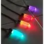LED Light up Crystal Pendant Necklace - Glow crystal jewelry Necklace (multicolor)