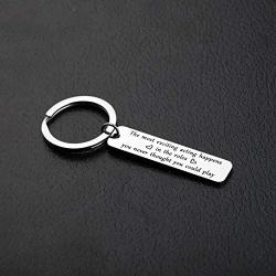 Zuo Bao Theatre Gift Actor Keychain Performer Gift for Her The Most Exciting Acting Happens in The Roles You Never Thought You Could Play