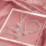 KIERA VENEZIA Sterling Silver Double Strand Necklace with Hollow Butterfly Pendant KIERA VENEZIA Sterling Silver Double Strand Necklace with Hollow Butterfly Pendant