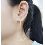 NOUMANDA Fashion Charm Dinosaur Dangle Earrings Long Ear Line Cute Tiny Animal Jewelry for Women Girls