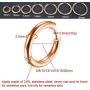 3-4 Pairs Surgical Steel Earrings for Men Gold Small Cartilage Hoop Earrings for Women Hypoallergenic Piercing Huggie Earrings Sets 8-20MM