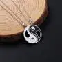 S925 Sterling Silver Best Friend Necklaces Heart 2 Piece Gifts Women Teen Girls Friendship BFF Pendant Necklace Set S925 Sterling Silver Best Friend Necklaces Heart 2 Piece Gifts Women Teen Girls Friendship BFF Pendant Necklace Set