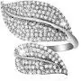 MOROTOLE 18K Gold Silver Plated Adjustable Open Rings Cubic Zirconia Wedding Band Stackable Eternity Couple Ring MOROTOLE 18K Gold Silver Plated Adjustable Open Rings Cubic Zirconia Wedding Band Stackable Eternity Couple Ring