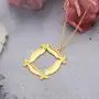 SEIRAA Friends TV Show Inspired Jewelry Monicas Door Frame Necklace Present for Friends Fan SEIRAA Friends TV Show Inspired Jewelry Monicas Door Frame Necklace Present for Friends Fan