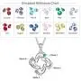 Personalized Necklace for Mother with 1-6 Name Custom Baby Feet Pendant Necklace for Mom with Simulated Birthstone Family Jewelry for Mom Personalized Necklace for Mother with 1-6 Name Custom Baby Feet Pendant Necklace for Mom with Simulated Birthstone Family Jewelry for Mom