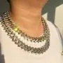 GOLD IDEA JEWELRY Stylish 19MM Baguette CZ Cuban Link Chain -14k Gold Plated /White Gold Plated Bling Bling Hip Hop Iced Out Cuban Necklace and Bracelet Men Women